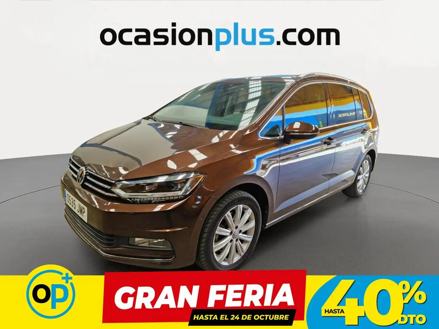 Volkswagen Touran 1.6TDI CR BMT Sport DSG 81kW Marrón - 1