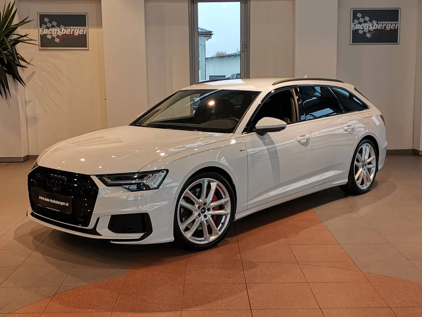 Audi A6 55TFSIe Quattro Sport S-Line*AHK*Matrix-HD*21Zoll*OP-Schwarz*Assistenz-Paket*360° Weiß - 1