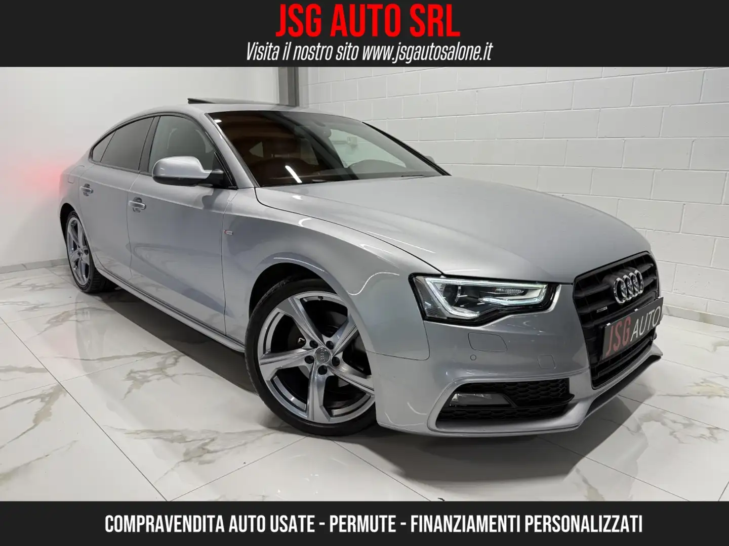 Audi A5 A5 SPB 3.0 V6 TDI 245 CV clean diesel quattro S tr Argent - 1