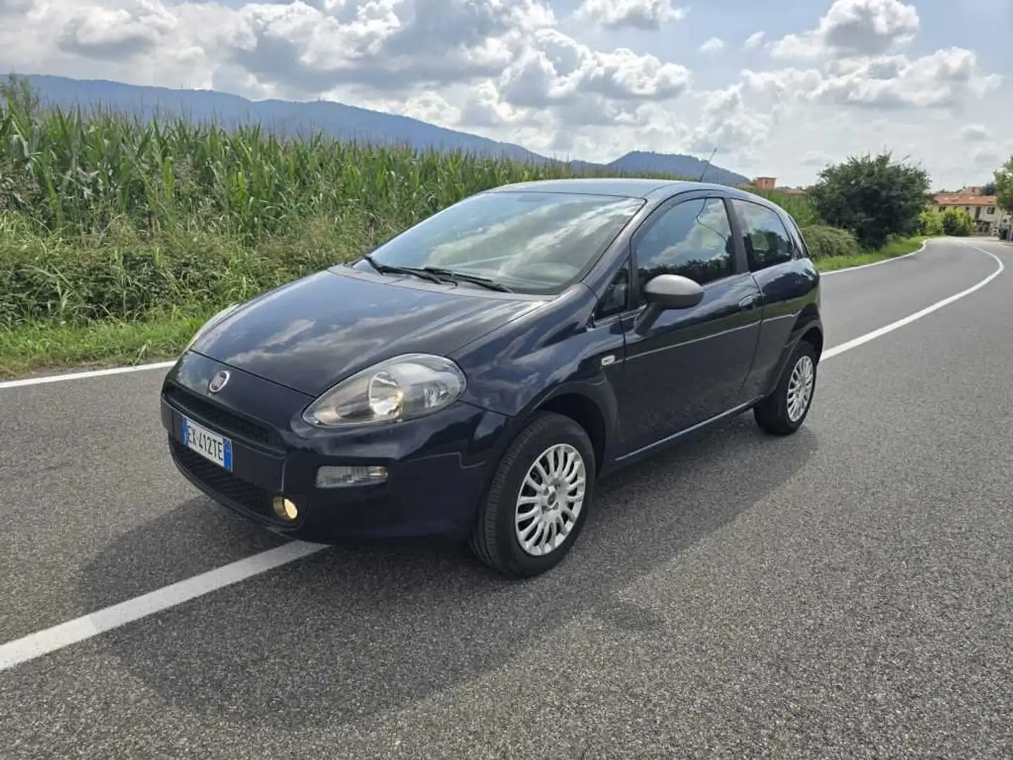 Fiat Punto FIAT PUNTO EVO BENZ/METANO- EURO 6- OK NEOPAT. Blu/Azzurro - 1