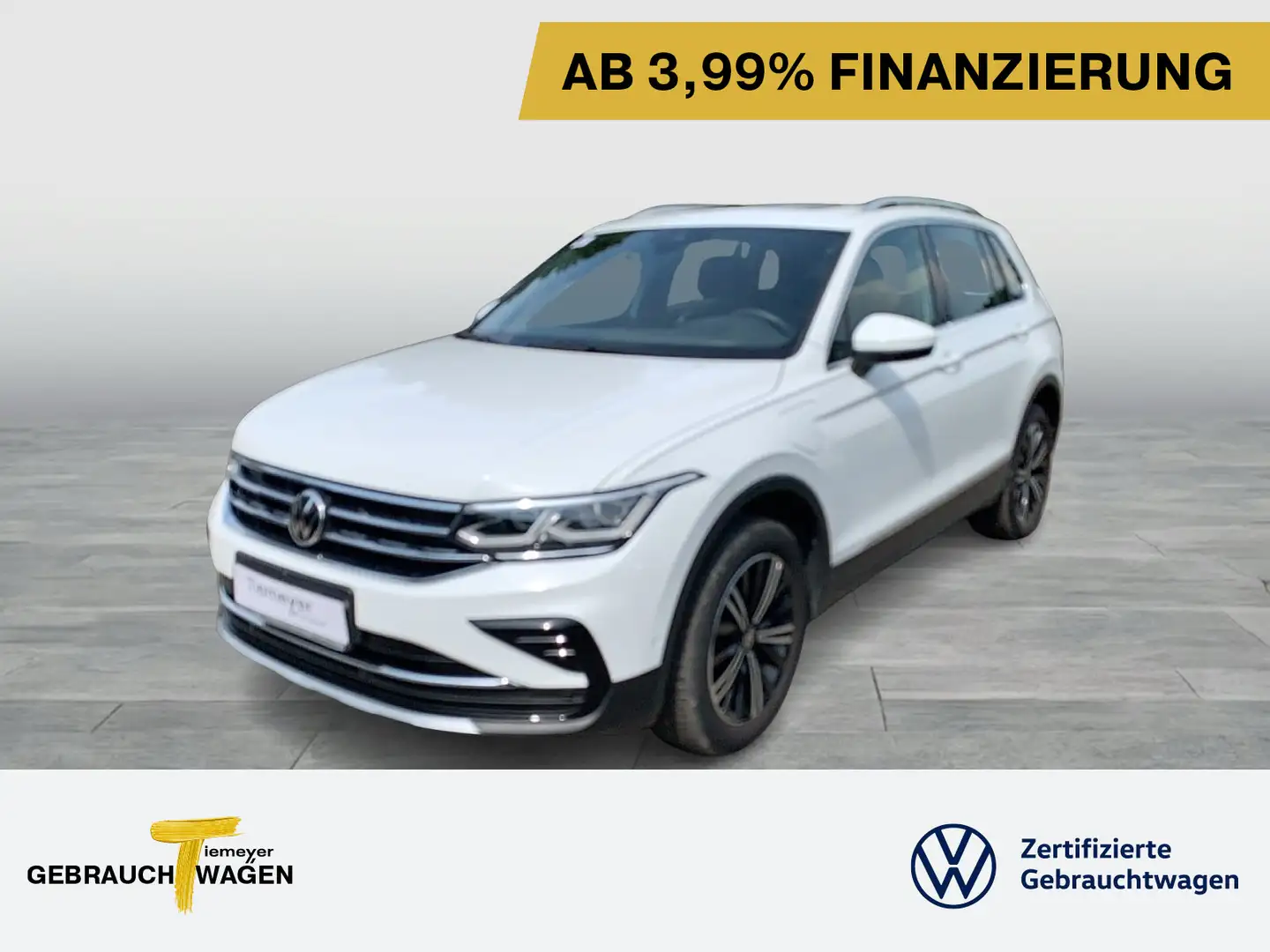 Volkswagen Tiguan eHybrid ELEGANCE LEDER PANO AHK IQ.LIGHT Blanc - 1