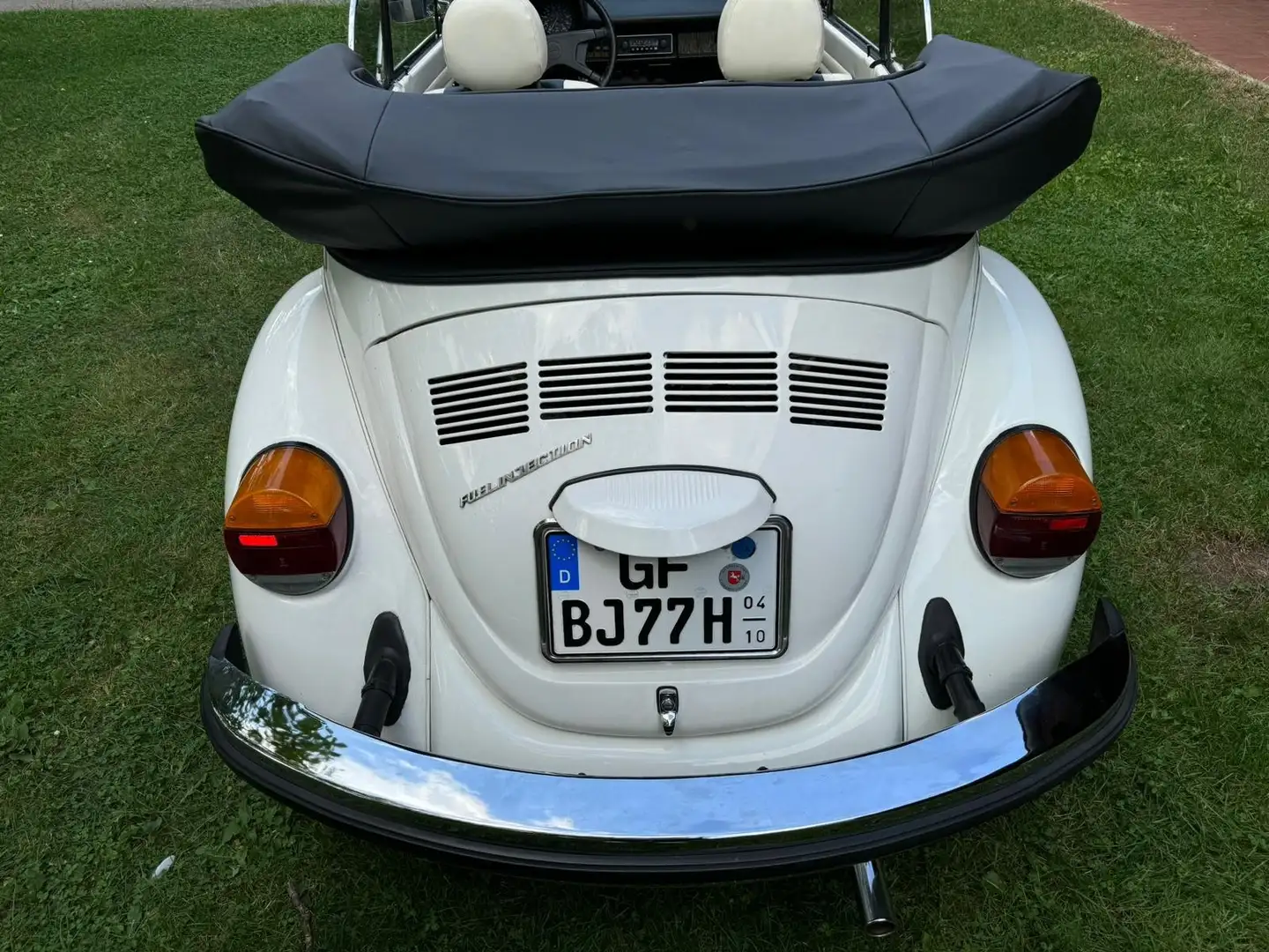 Volkswagen Käfer cabrio oldtimer Bílá - 2