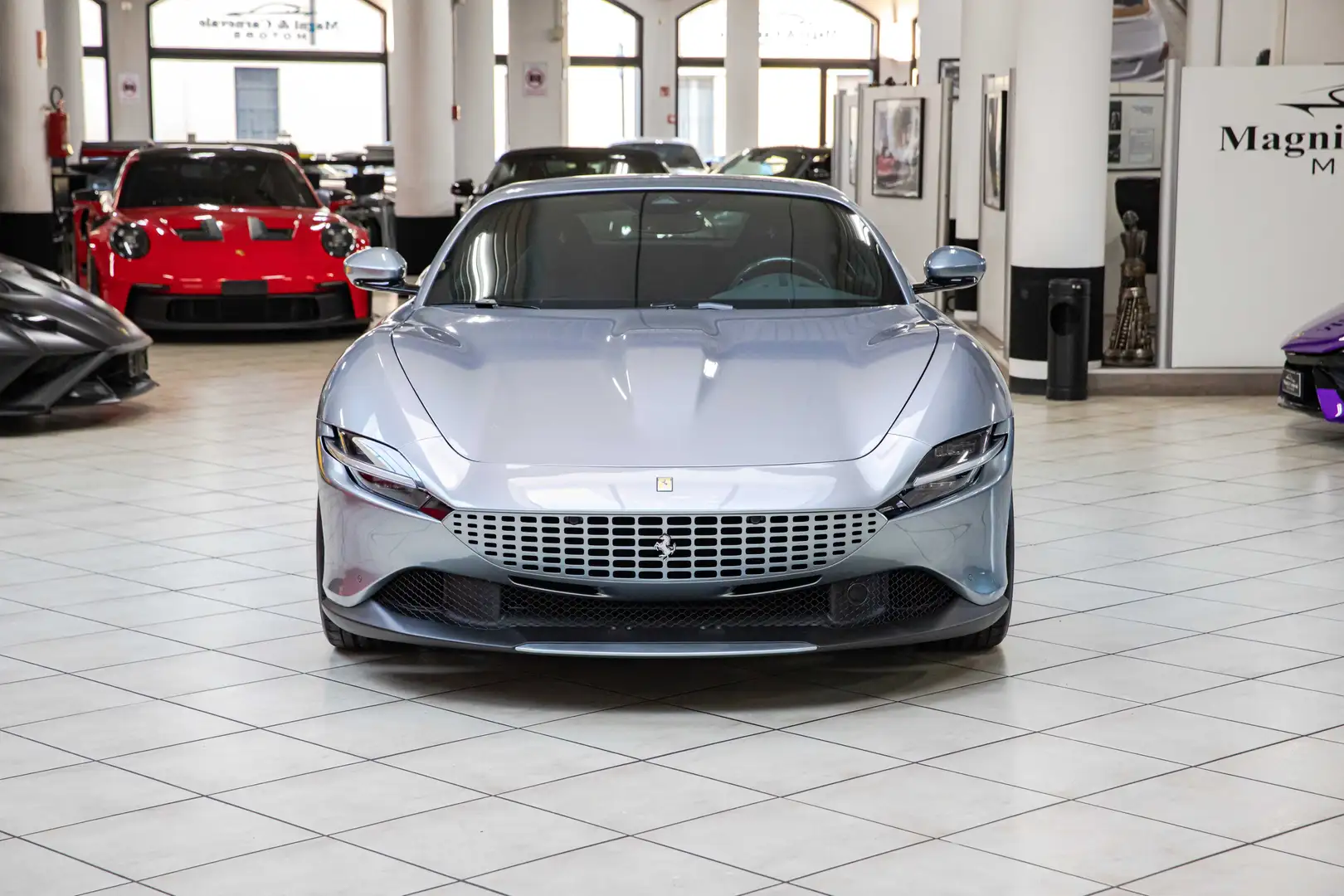 Ferrari Roma CARBON+LED|DAYTONA SEATS|CODINI SCARICO SPORTIVI| Gri - 2