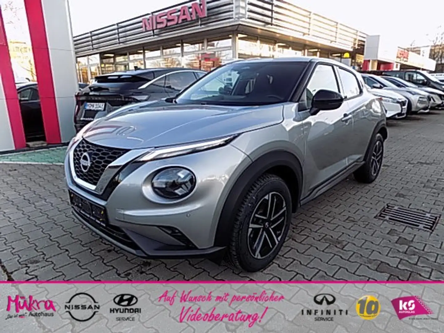 Nissan Juke N-Connecta 1.0 DIG-T 114 PS 7DCT WP II Klima Navi Silber - 1