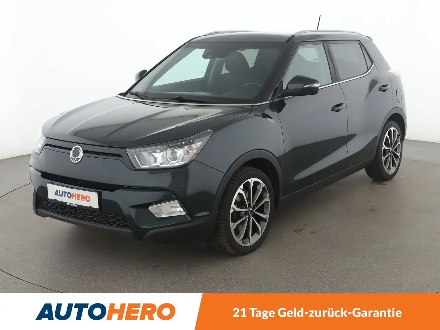 SsangYong Tivoli 1.6 Quartz 4x2*NAVI*TEMPO*CAM*PDC*SHZ*KLIMA* Grün - 1