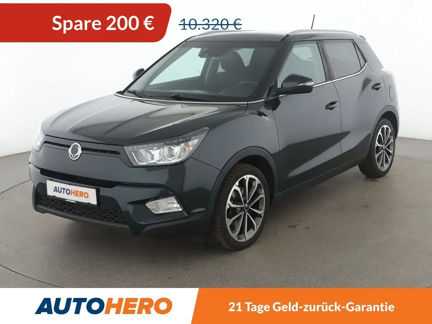 SsangYong Tivoli 1.6 Quartz 4x2*NAVI*TEMPO*CAM*PDC*SHZ*KLIMA* Zielony - 1