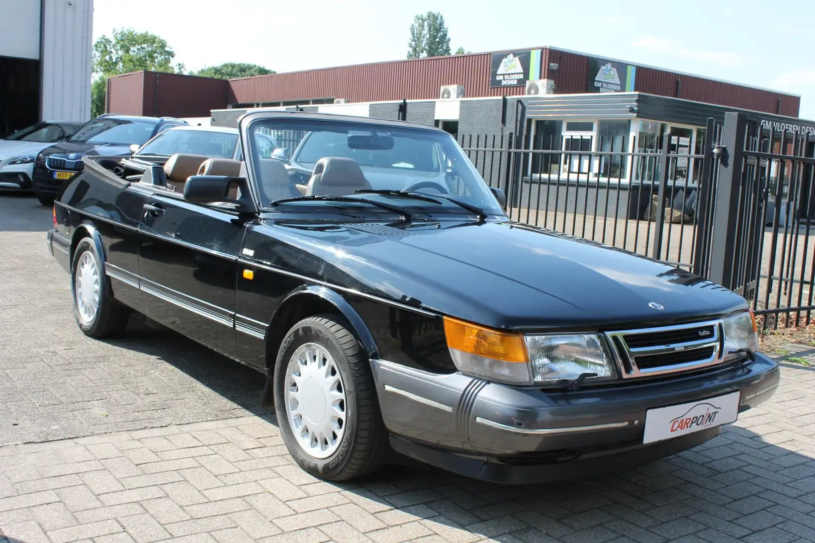 Saab 900 Cabrio 2.0 Turbo 16 Cabrio 1e Eig. Airco Nw.dak!! Zwart - 2
