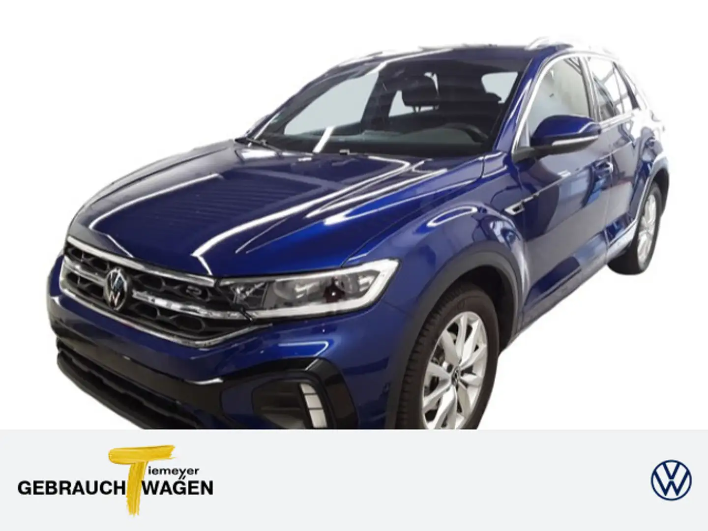 Volkswagen T-Roc 1.5 TSI R-LINE ASSIST AHK KAMERA Blauw - 1