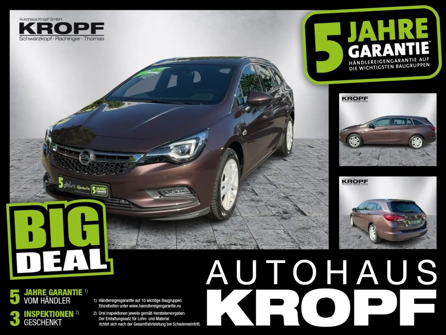 Opel Astra K Sports Tourer 1.4 Turbo Dynamic DynLi Marrone - 1