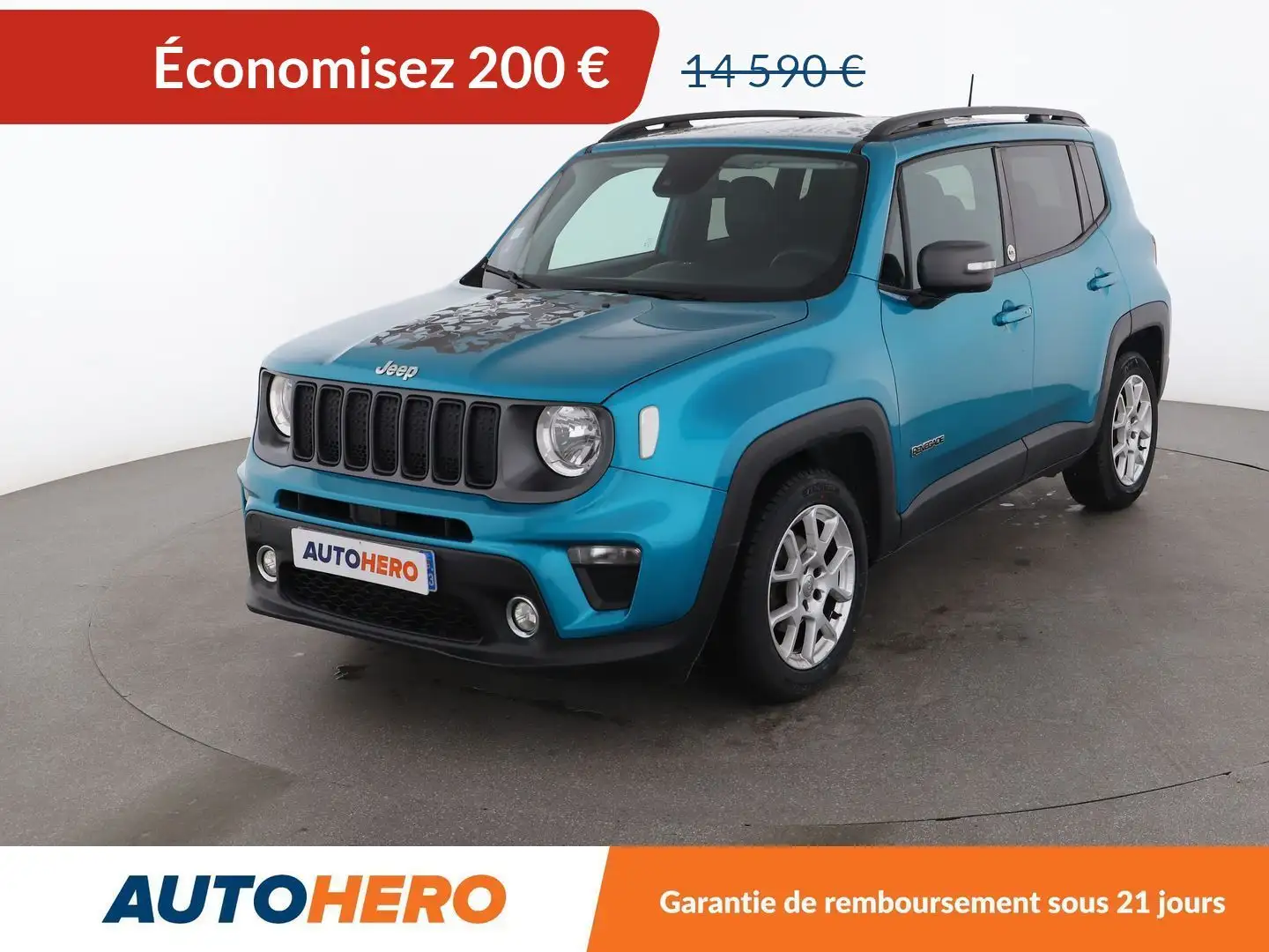 Jeep Renegade 1.0 GSE T3 Quiksilver Edition Bleu - 1