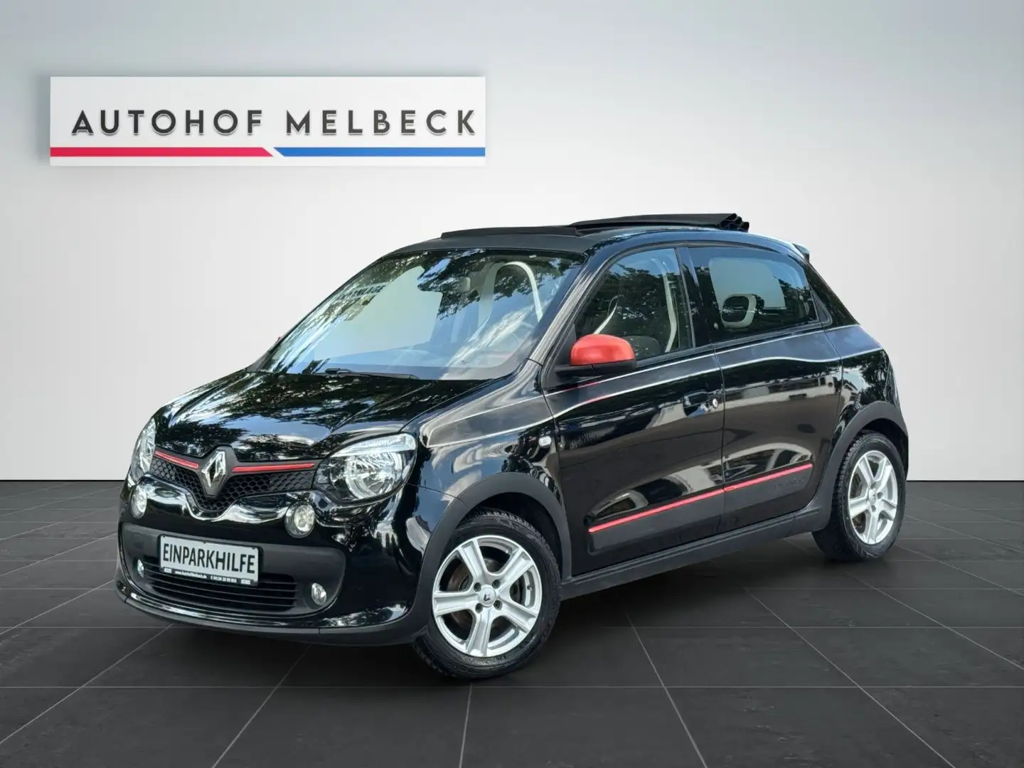 Renault Twingo Luxe *2.HAND*SPURHALTE*FALTDACH*PDC* Schwarz - 1
