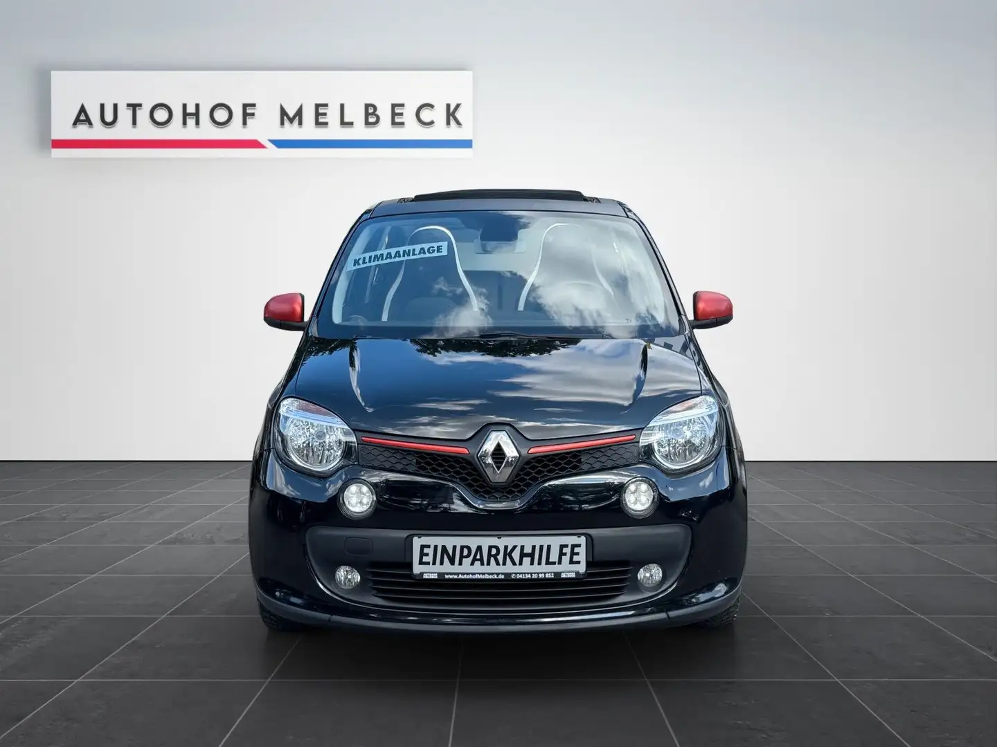 Renault Twingo Luxe *2.HAND*SPURHALTE*FALTDACH*PDC* Schwarz - 2