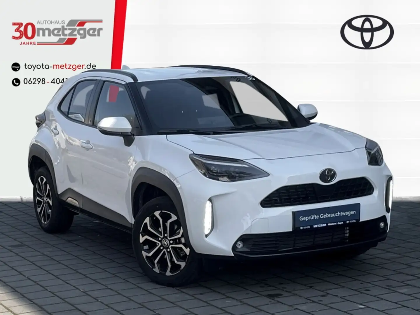 Toyota Yaris Cross Hybrid 4x2 Team D Navi LED Apple CarPlay Android A Weiß - 1