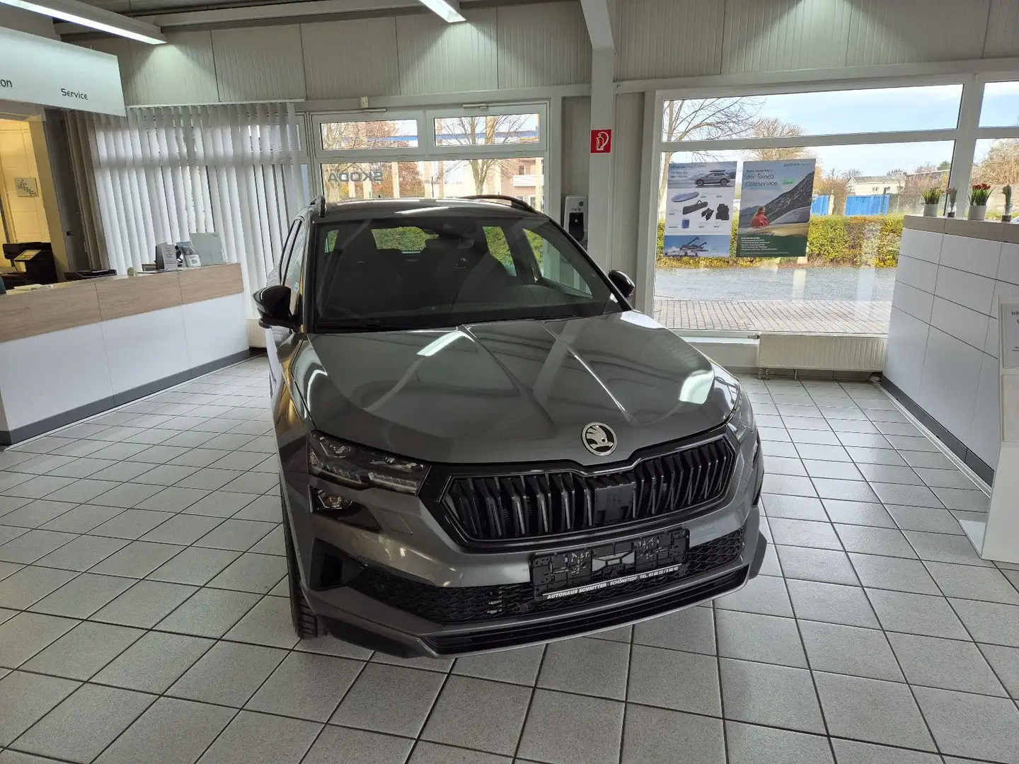 Skoda Karoq Sportline 4x4 Diesel, KAM,elHeckklappe, Gris - 1