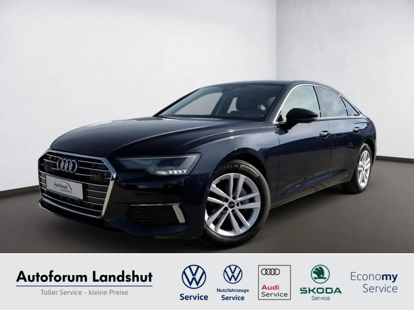 Audi A6 40 TDI design STAHZG/KAM/ACC/MEMO/DSP/ASSIST Bleu - 1