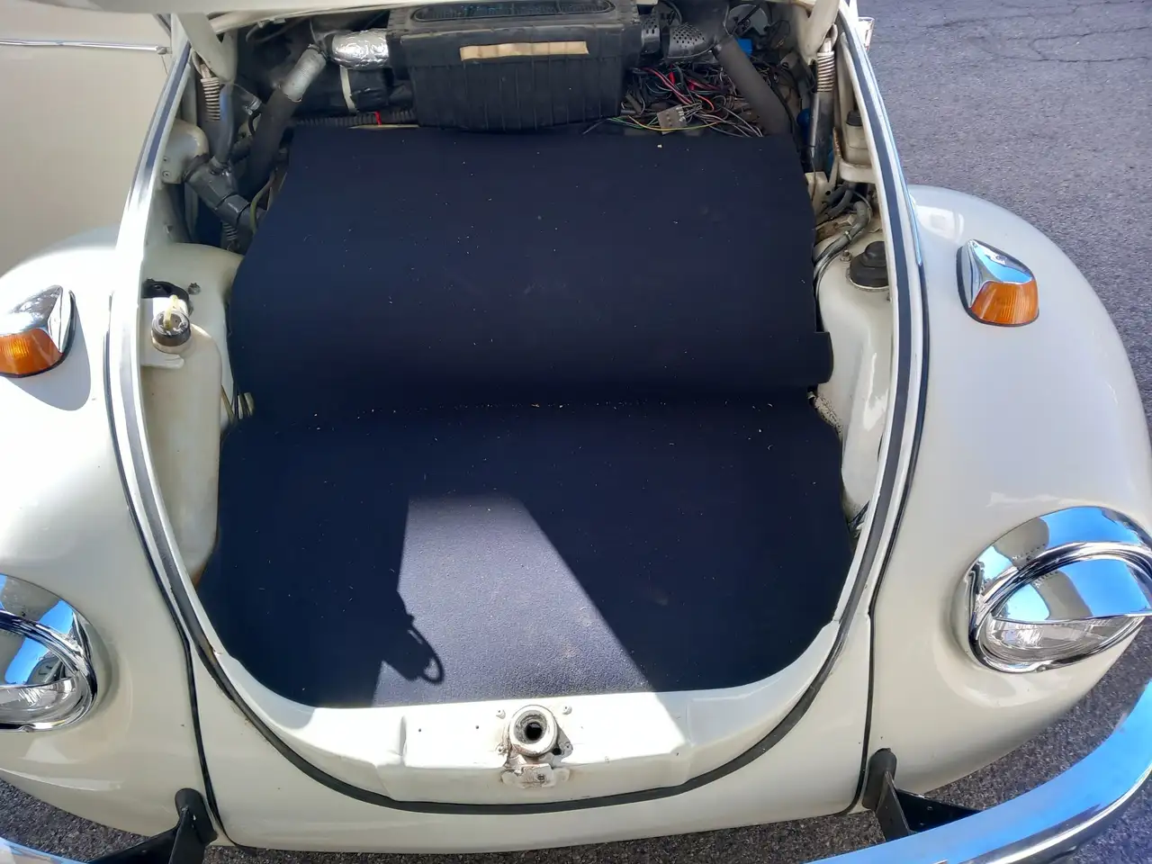 Volkswagen Maggiolino Cabrio vetro piatto 70, foto 7