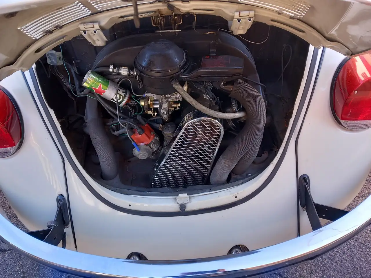 Volkswagen Maggiolino Cabrio vetro piatto 70, foto 3