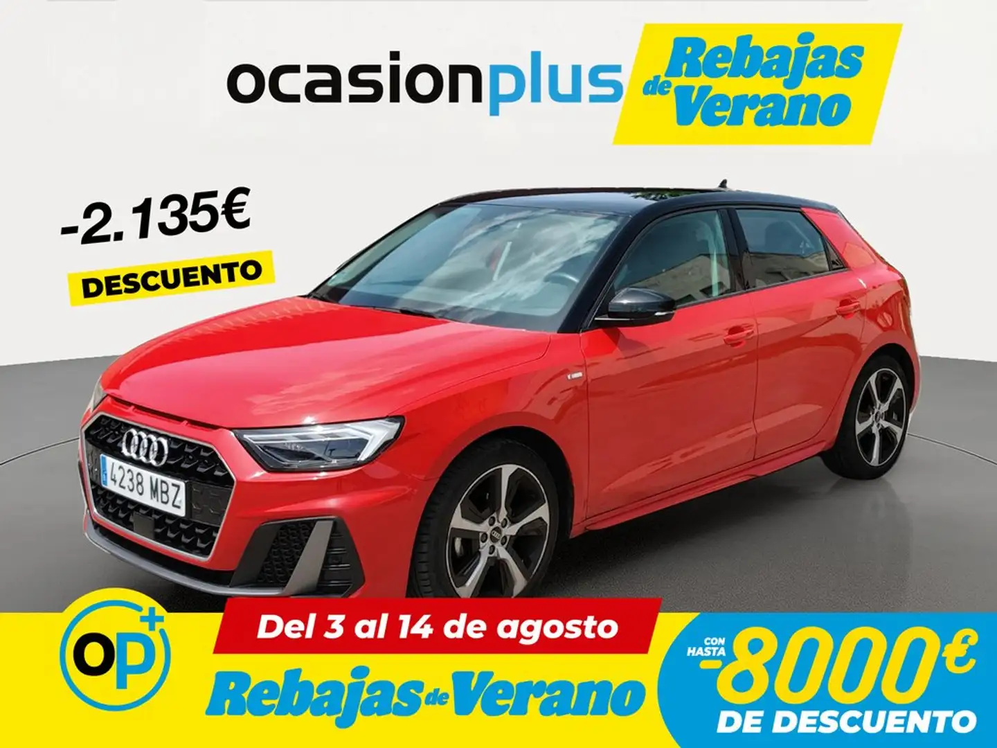 Audi A1 Sportback 25 TFSI Adrenalin Rojo - 1