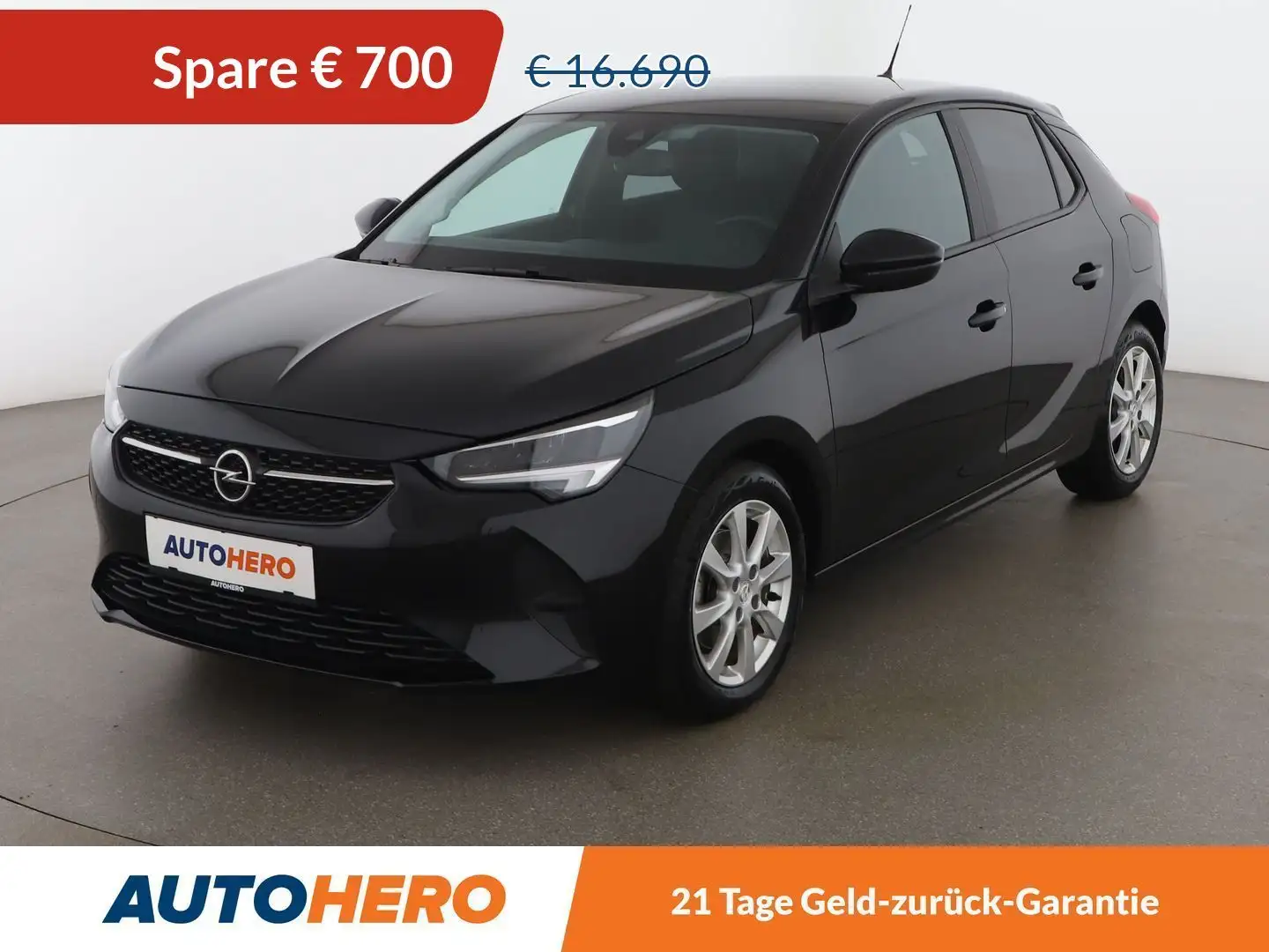 Opel Corsa 1.5 CDTI Edition *NAVI*LED*SHZ*BT*SPUR* Schwarz - 1