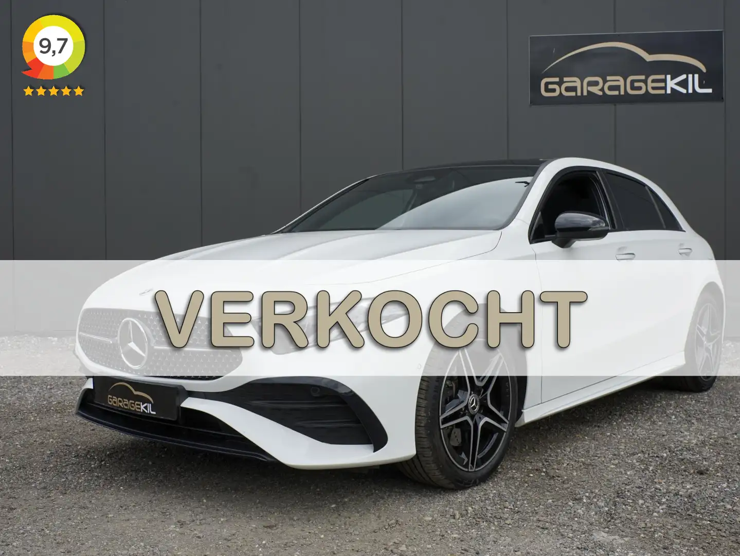 Mercedes-Benz A 250 e AMG Line dealer onderh. / Facelift /  Pano dak / Blanc - 1