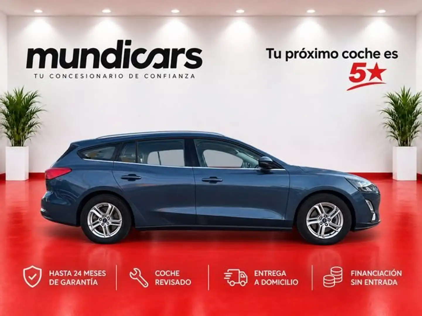 Ford Focus 1.5 Ecoblue 88kW Trend+ SB Azul - 2
