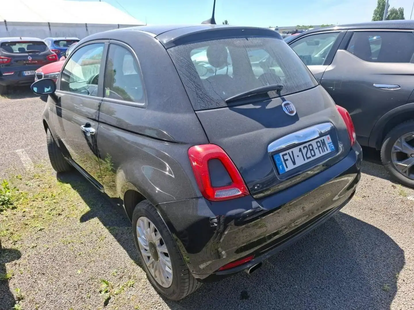 Fiat 500 500 1.0 70 ch Hybride BSG S/S Lounge Noir - 1