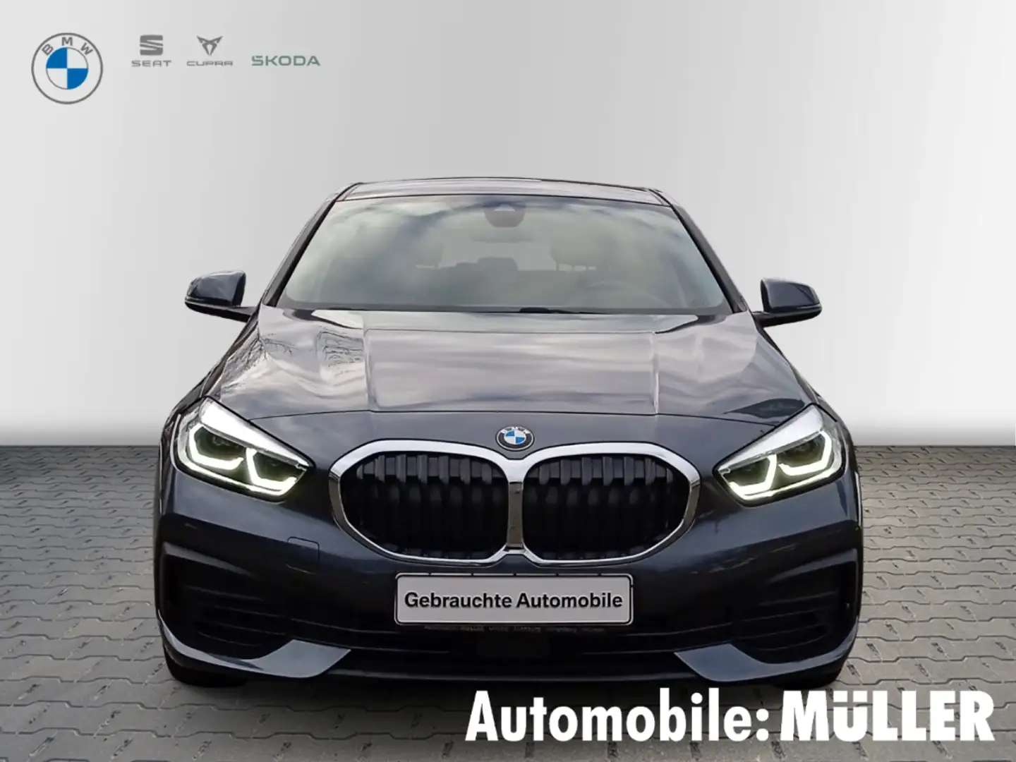 BMW 118 i Advantage Limousine+LED+HEAD UP+SHZ+KLIMA+EL.HEC Grau - 2