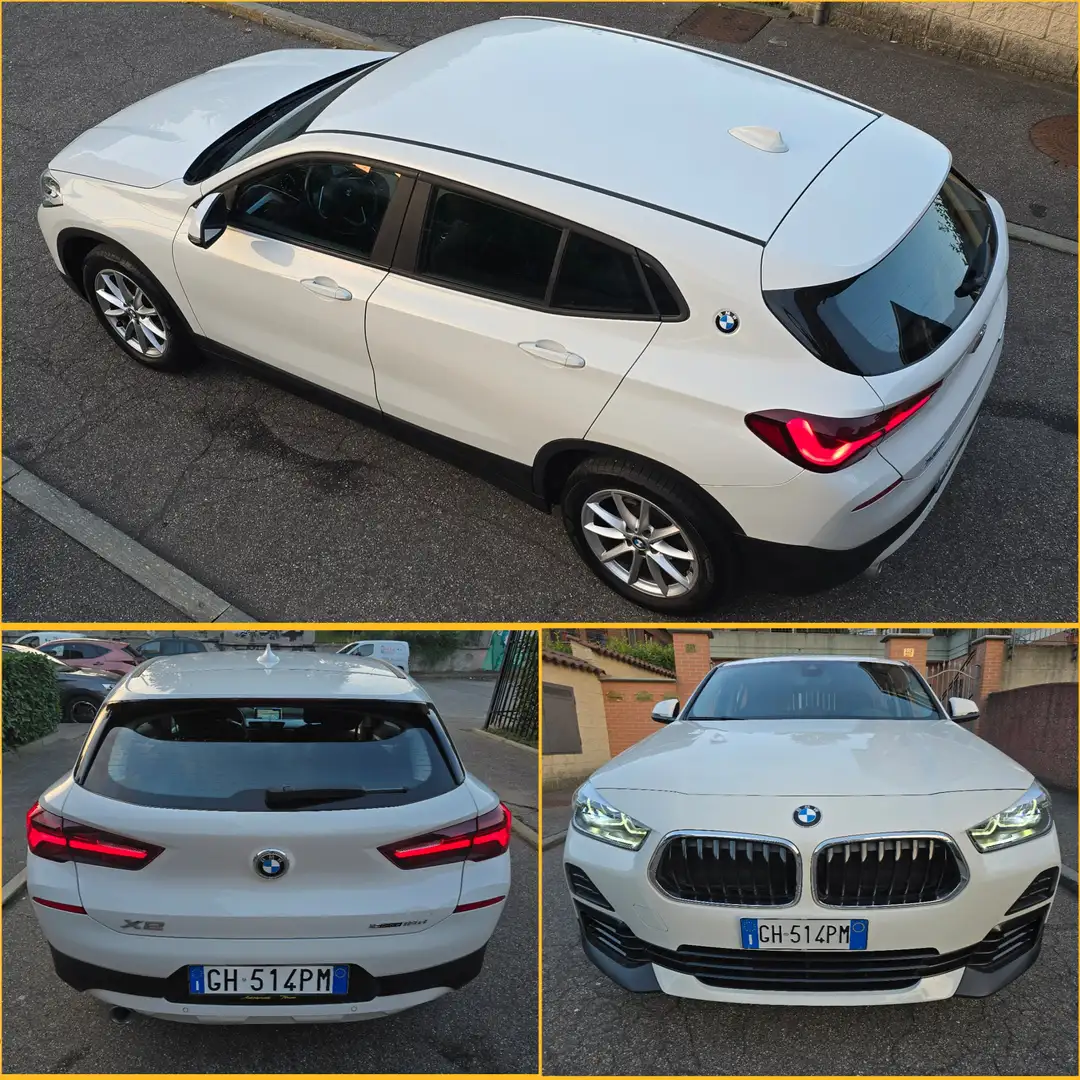 BMW X2 16d sdrive Mesh Edition Weiß - 2
