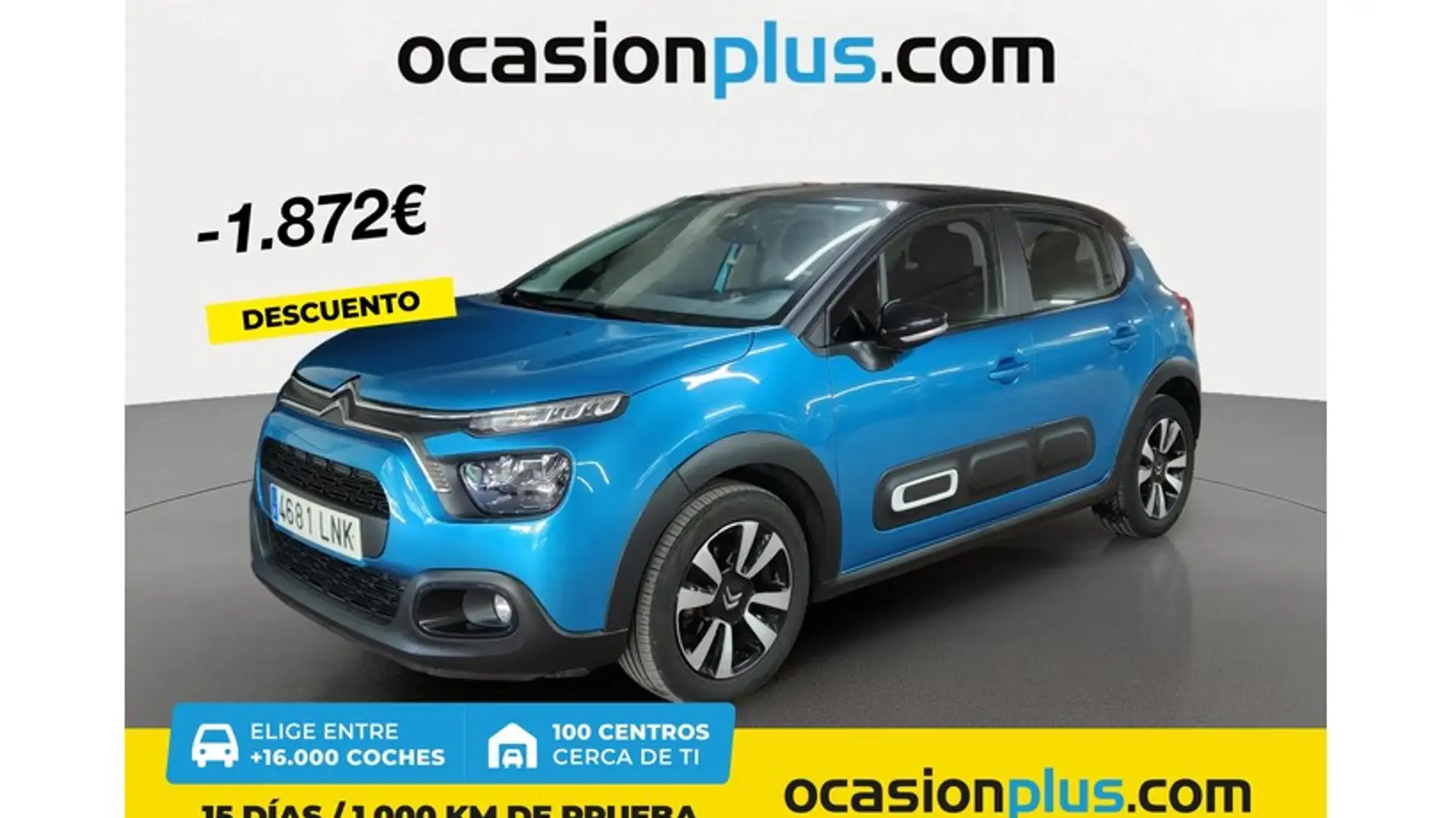 Citroen C3 1.2 PureTech S&S Feel Pack 83 Azul - 1