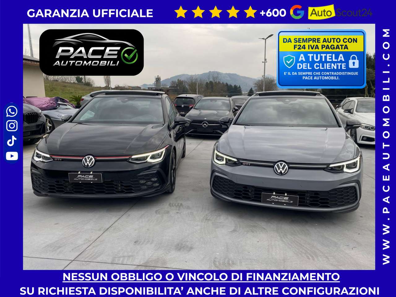 Volkswagen Golf GTI TETTO KAMERA IQ LIGHT FENDINEBBIA ESTORIL 19" PDC