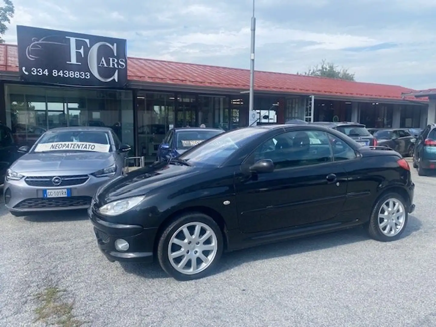 Peugeot 206 CC 1.6 HDI 16V RC LINE - NEOPATENTATO Nero - 2