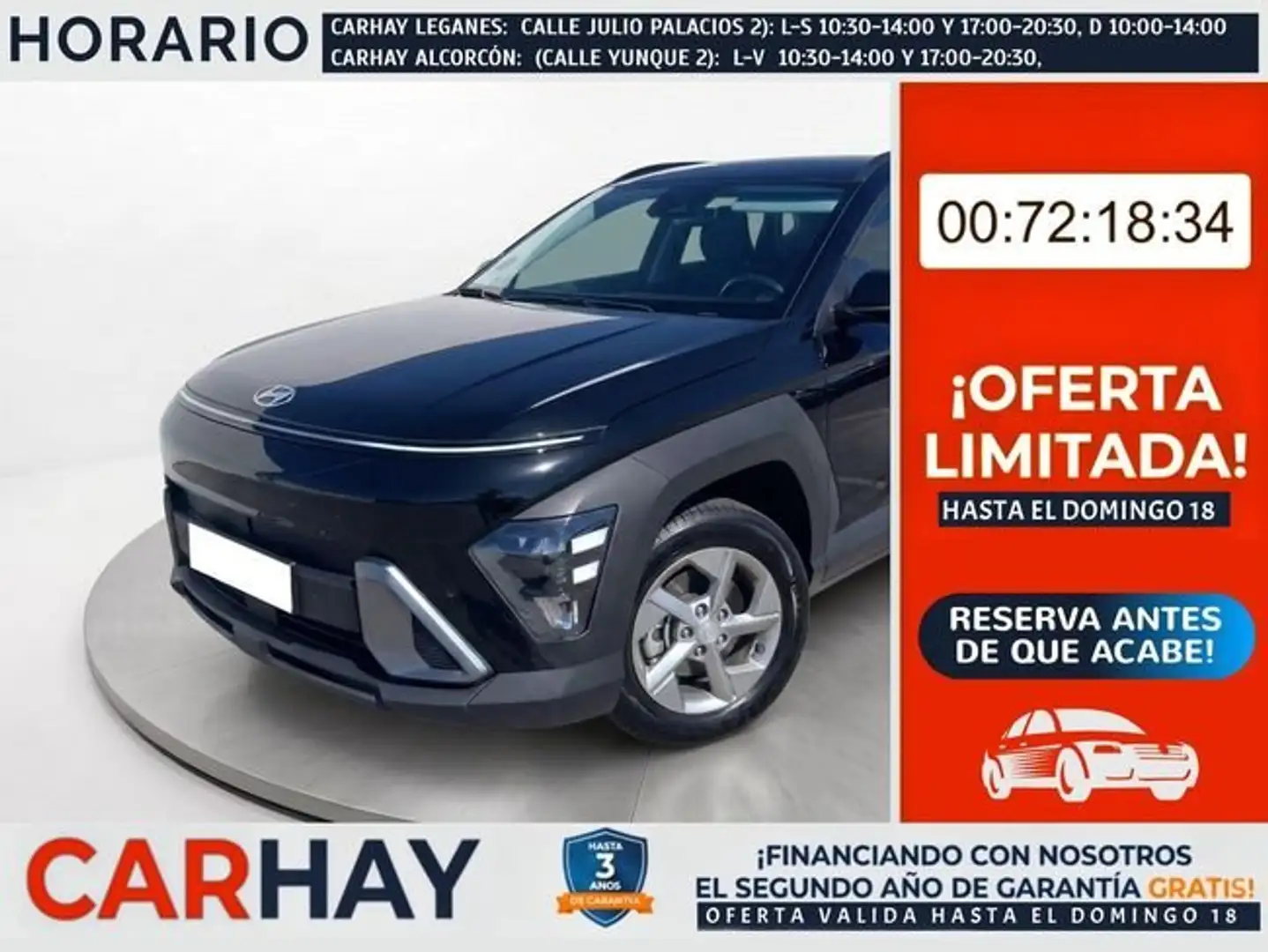 Hyundai KONA HEV 1.6 GDI Maxx DT Negro - 1