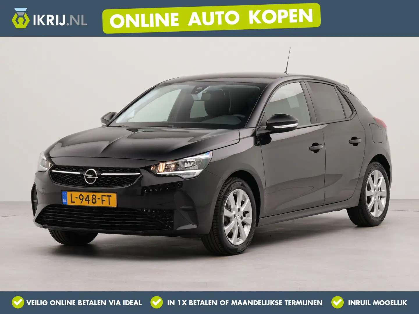 Opel Corsa 1.2 Edition | Navigatie | Apple Carplay | Parkeers Zwart - 1