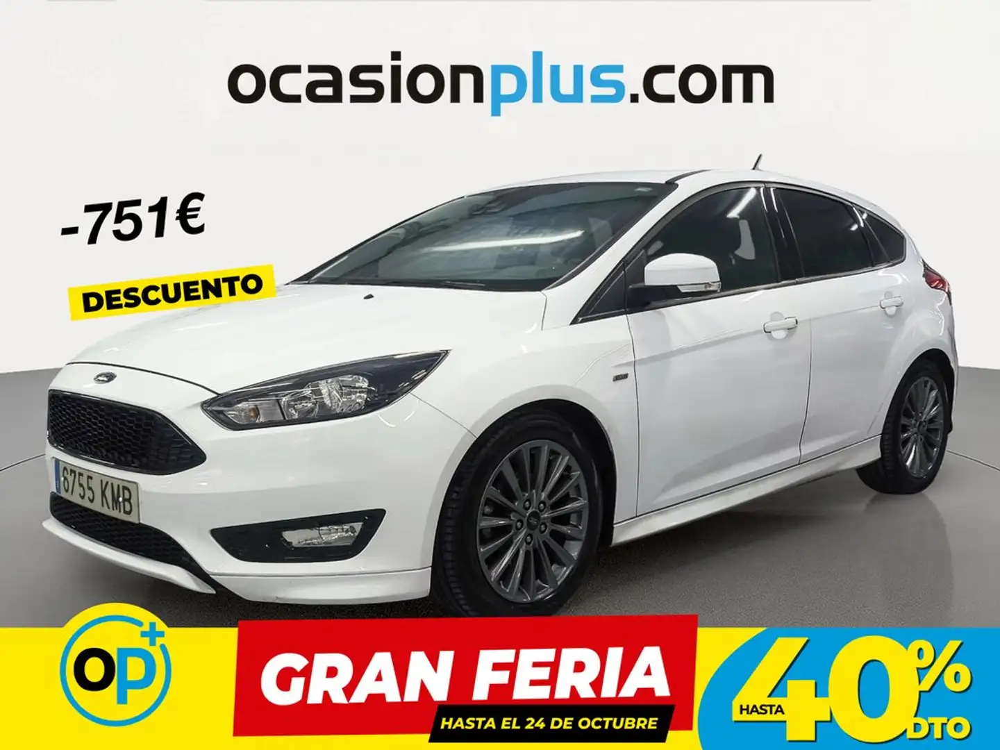 Ford Focus 1.0 Ecoboost Auto-S&S ST-Line 125 Blanco - 1