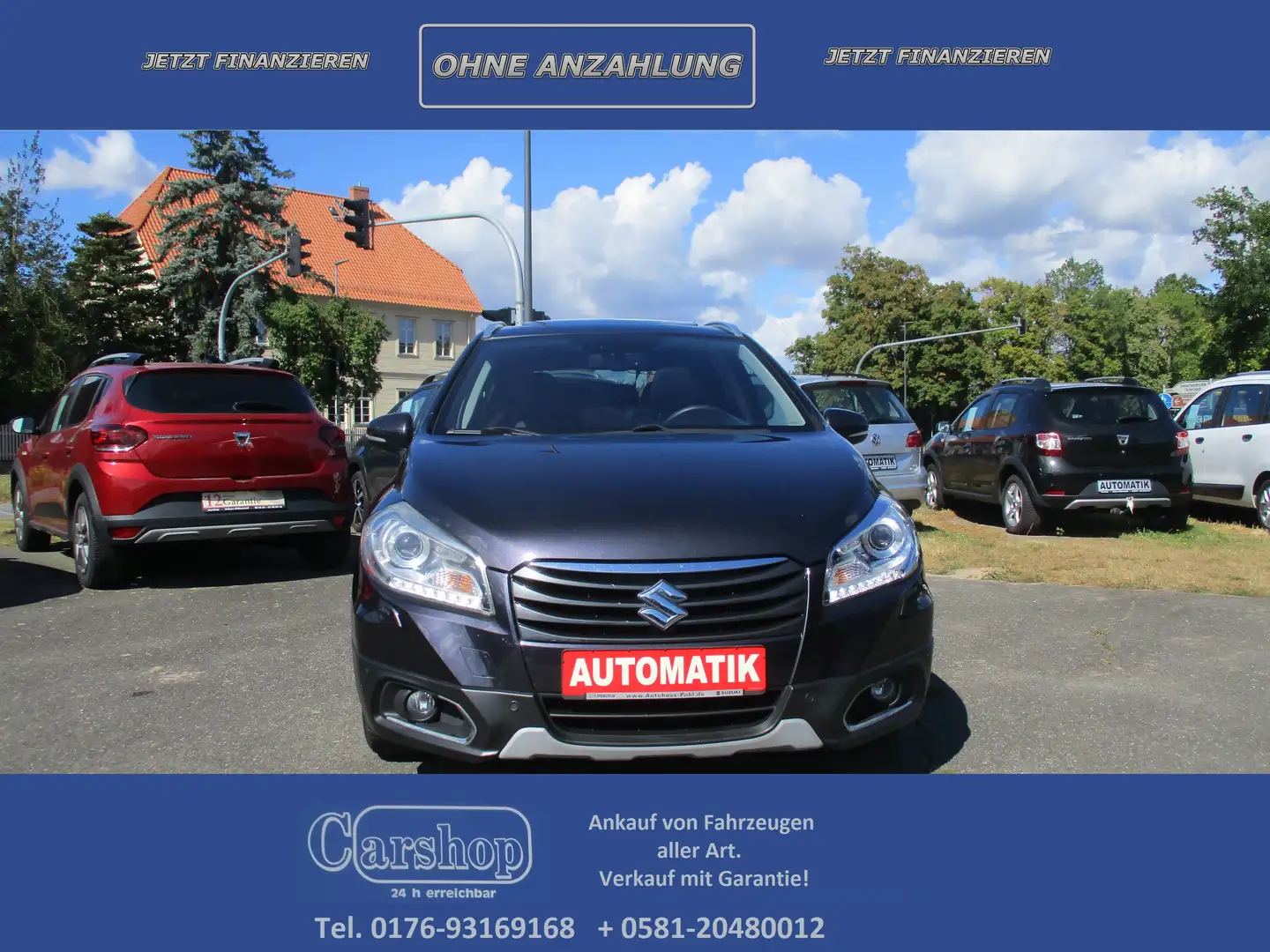 Suzuki SX4 S-Cross Club / Automatik / Panoramadach / Vollleder/ AHK . Grau - 1