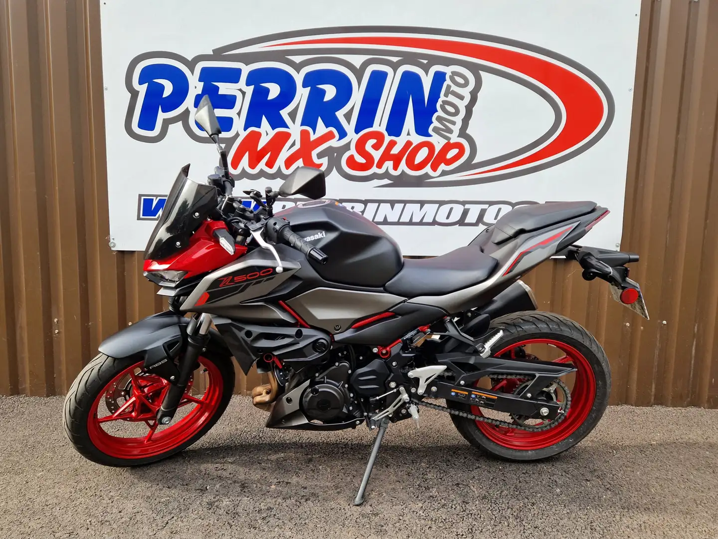 Kawasaki Z 500 Rot - 2