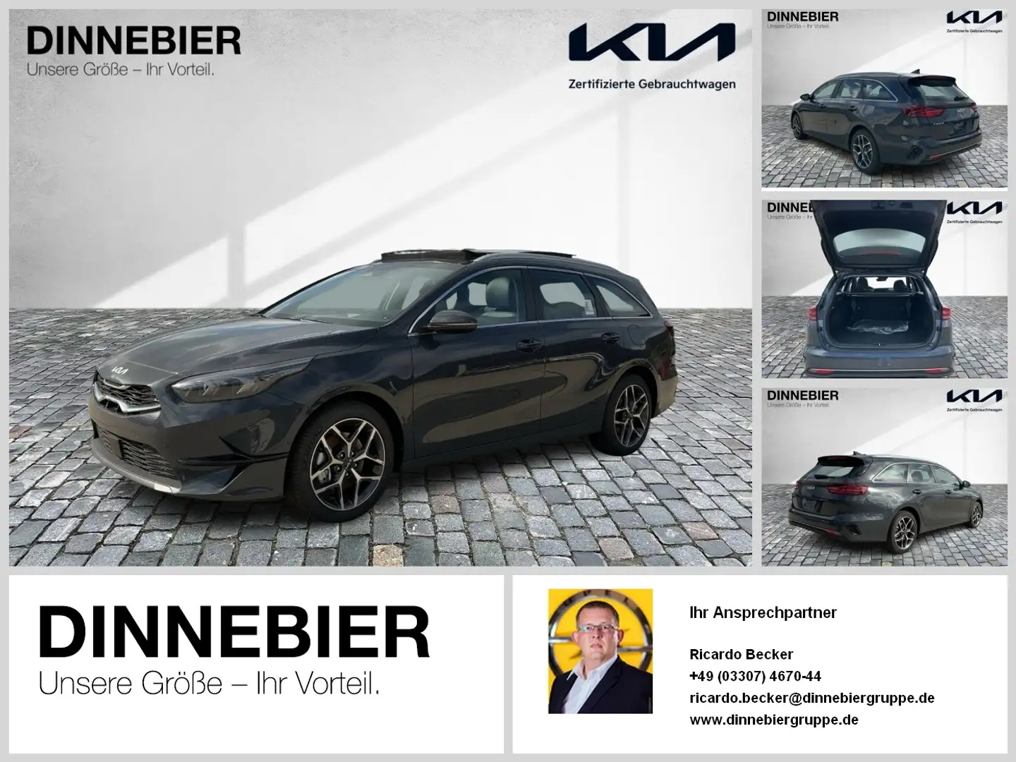 Kia Ceed SW / cee'd SW CEED Sportswagon Spirit LED+Glasdach+Kamera Grau - 1