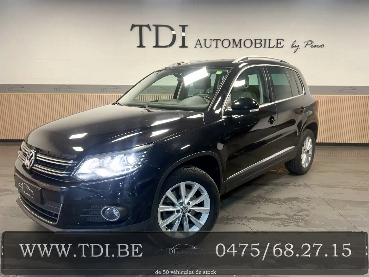 Volkswagen Tiguan Tiguan 2.0 CR TDi 4Motion Sport*Belge*136cv*✔ Czarny - 1