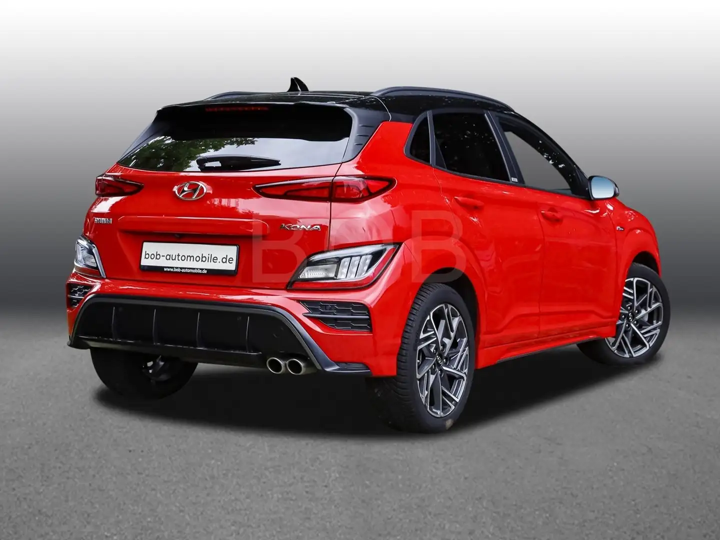 Hyundai KONA 1.0 T-GDI N Line Mild-Hybrid 2WD NAVI PDC Rouge - 2