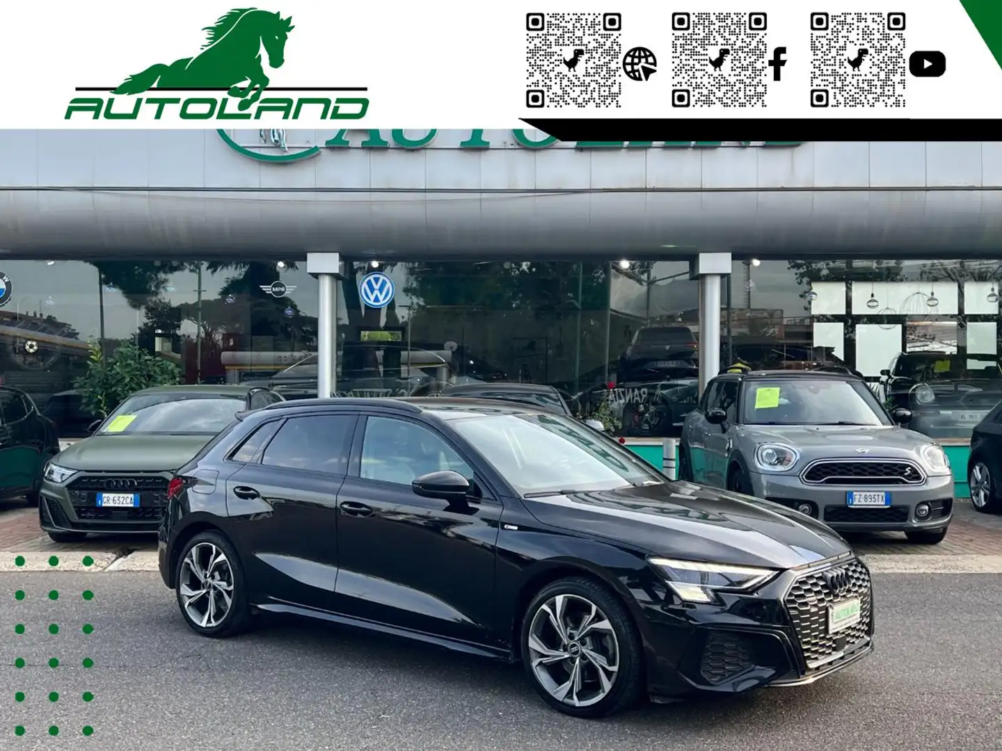 Audi A3 SPB 40 TDI quattro S tronic S line edition Nero - 2