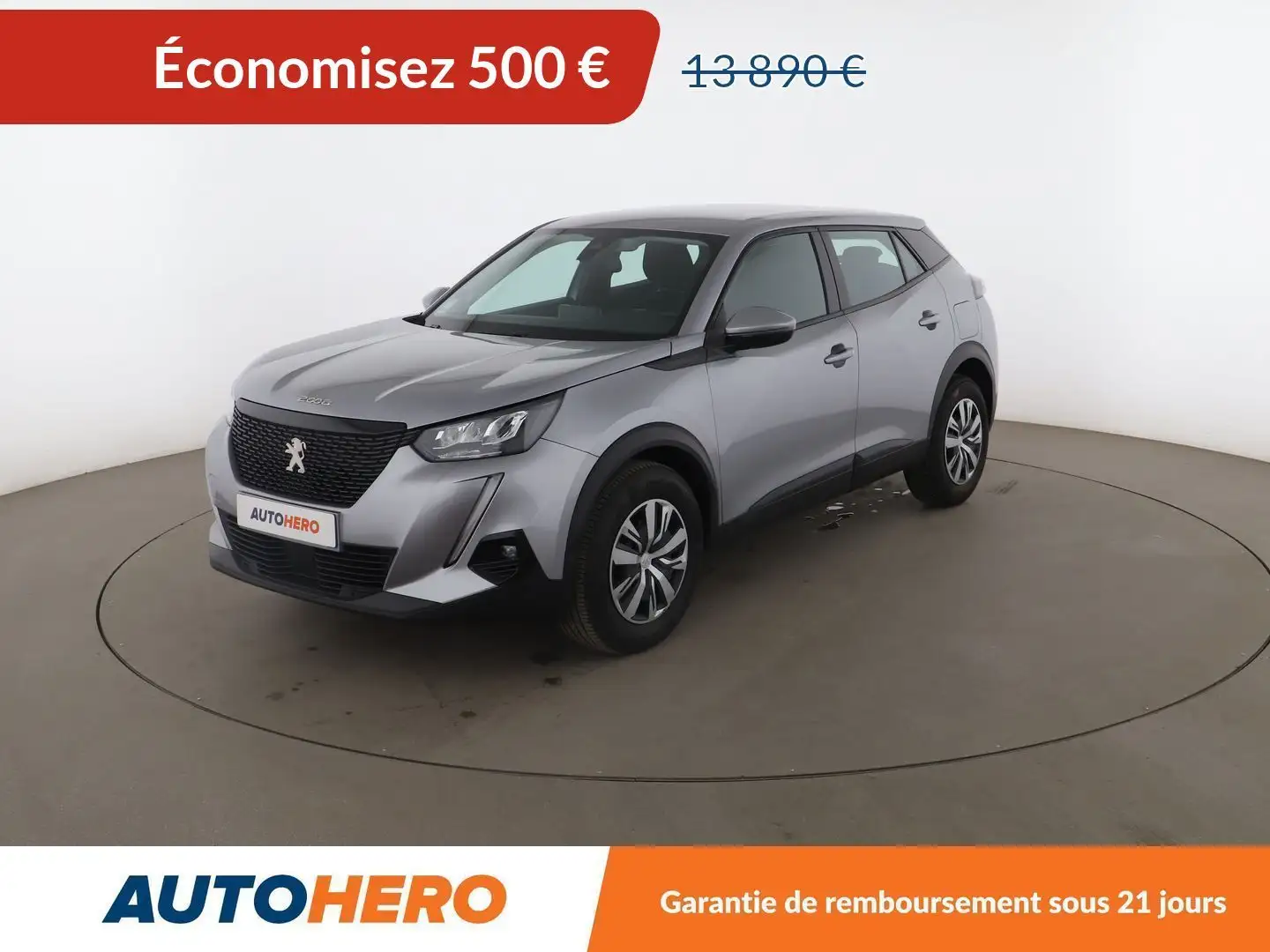 Peugeot 2008 1.2 PureTech Active Business BVM6 Gris - 1