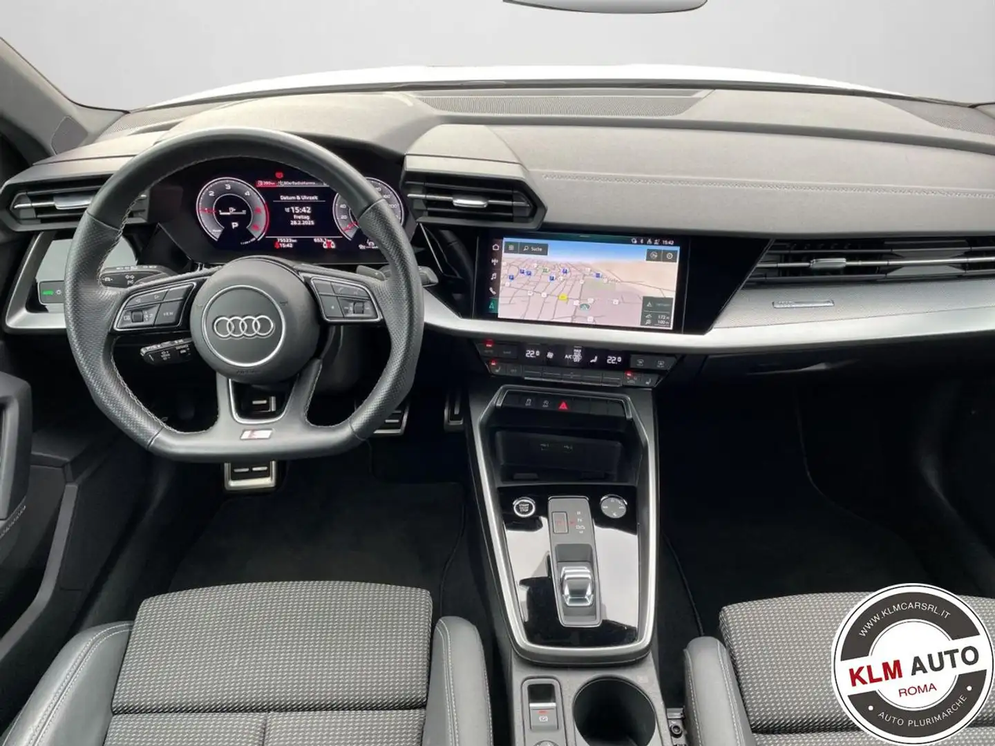 Audi A3 SPB 35 TDI S LINE S TRONIC Fari Matrix + Virtual Bianco - 2