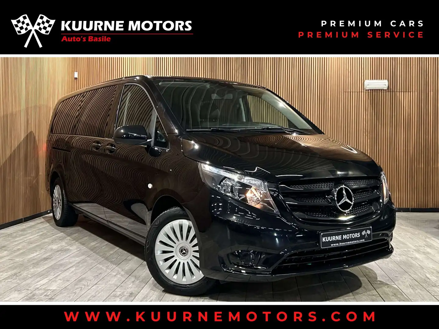 Mercedes-Benz Vito TOURER 114CDI Aut. L3 9pl Gps/Leder *1j garantie* Noir - 1