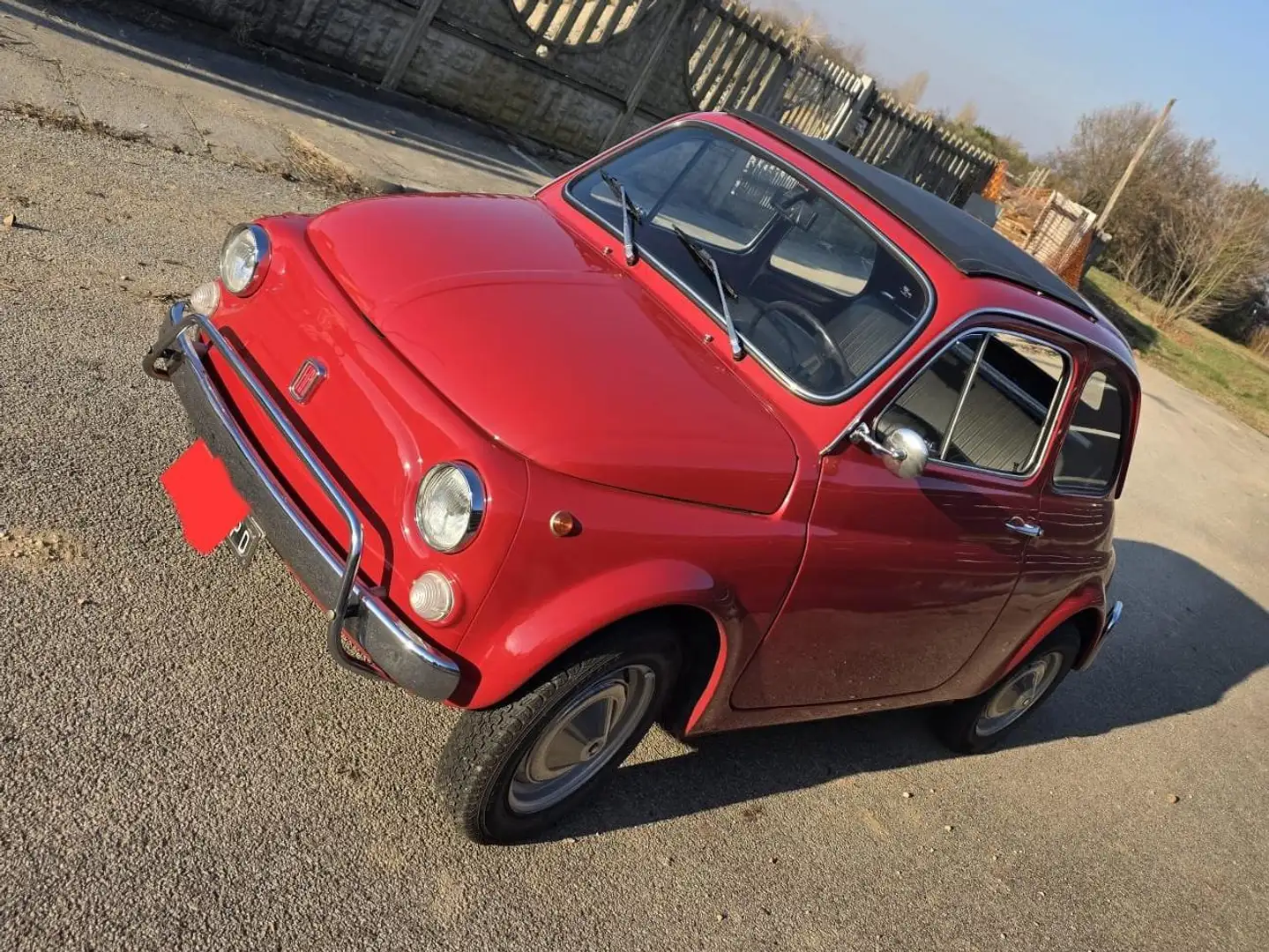 Fiat Cinquecento 500L del 1969 Rot - 1