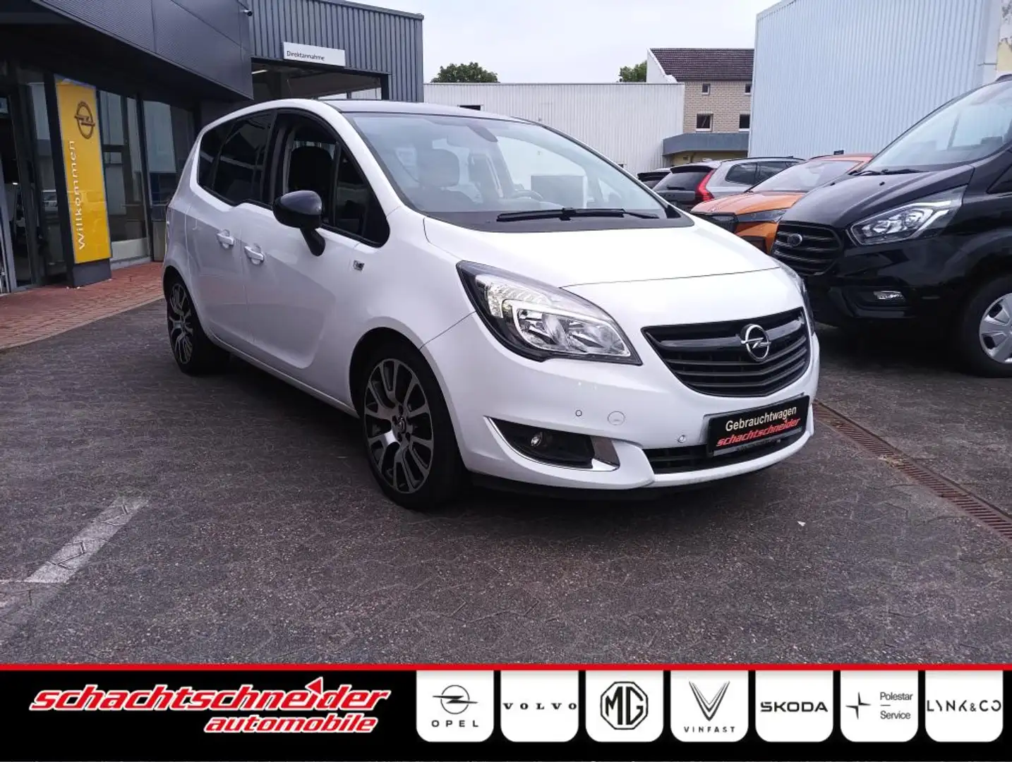 Opel Meriva 1.4 Color Edition+AHZV+Lenkradh+Klimaaut Weiß - 1