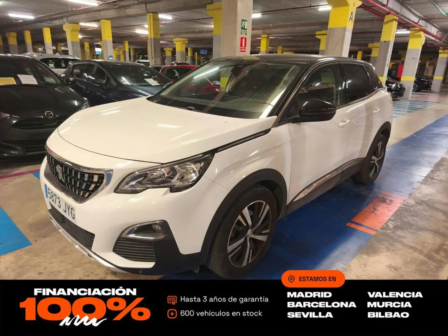 Peugeot 3008 1.6 BlueHDi Allure 120 Blanc - 1