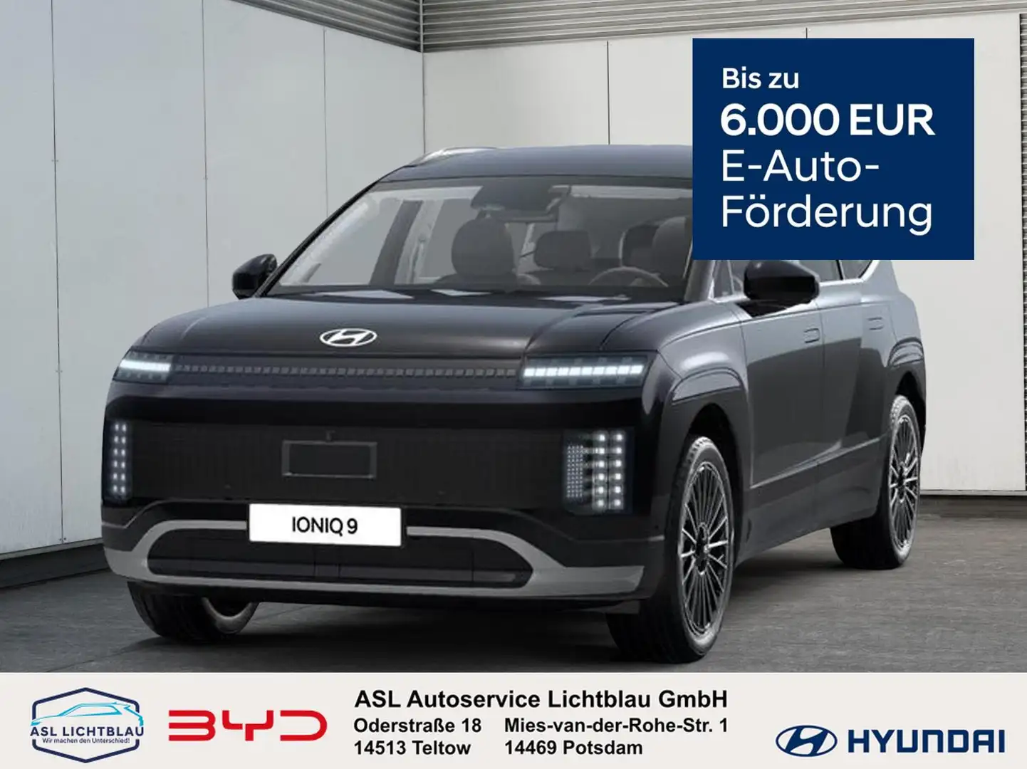 Hyundai IONIQ 9 7-Sitzer 110 kWh 4WD UNIQ 110 kWh Schwarz - 1
