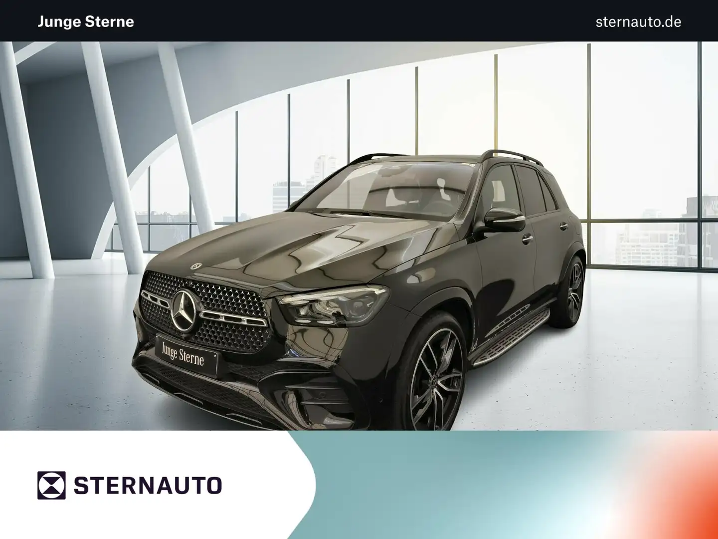 Mercedes-Benz GLE 350 GLE 350 de 4M AMG Airmatic Akustik AHK Night Burme Nero - 1