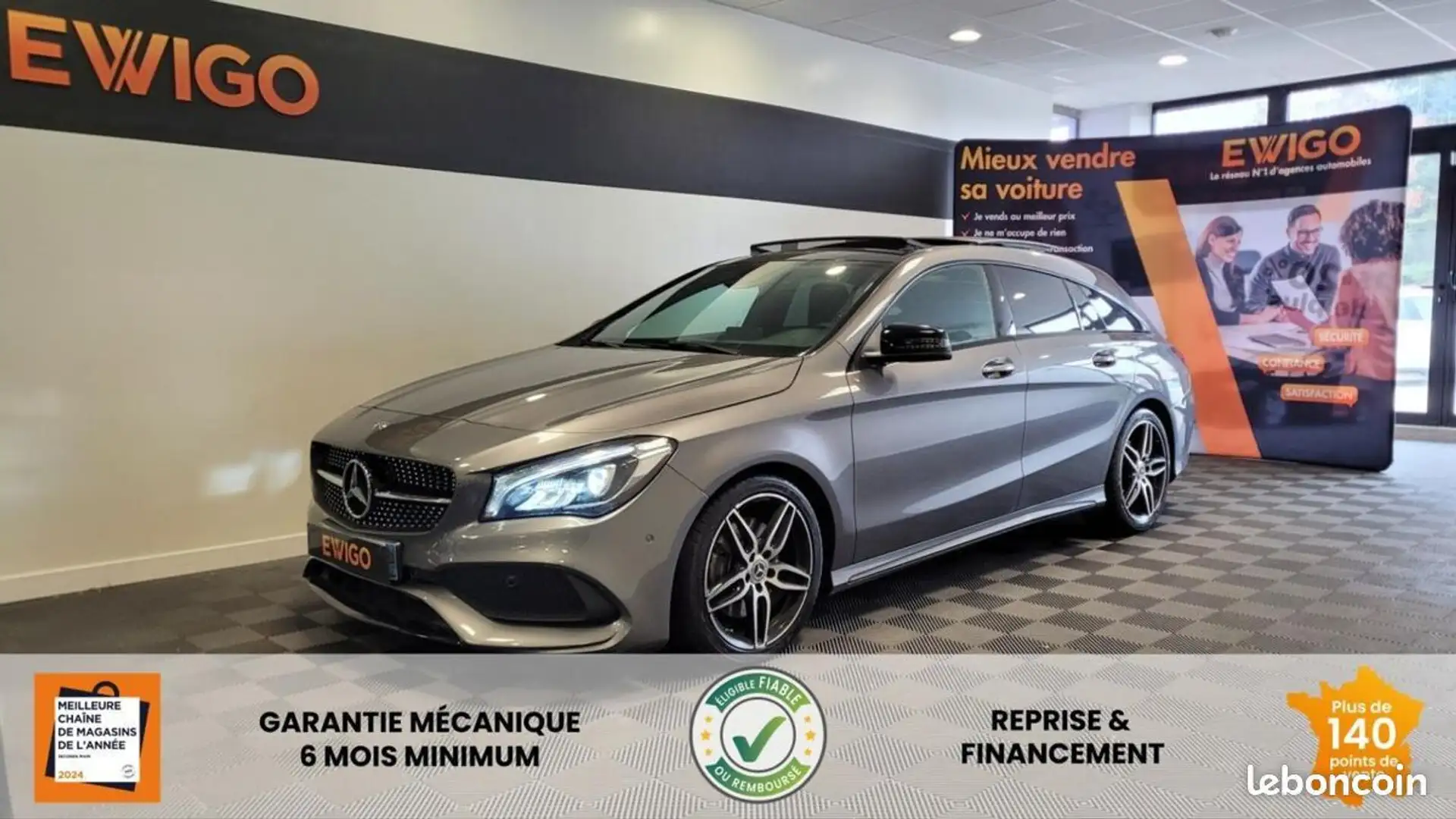 Mercedes-Benz CLA 220 Mercedes Classe 2.2 220 D 170 AMG LINE 7G-DCT BVA Grijs - 1