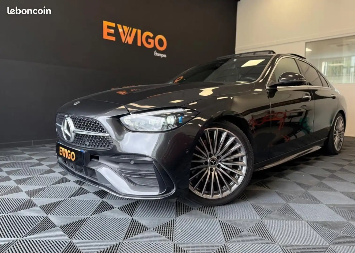 Mercedes-Benz C 200 Mercedes 200 W206 1.5L 205ch MHEV AMG LINE 9G-TRON Gris - 1